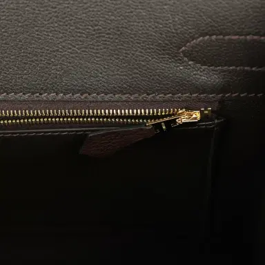 HERMÈS Hermes Birkin 30 Ebene Barenia Faubourg Gold Hardware | Thumbnail 9 HERMÈS Hermes Birkin 30 Ebene Barenia Faubourg Gold Hardware | Thumbnail 9