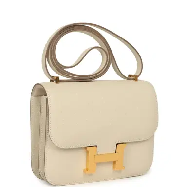 HERMÈS Hermes Constance 18 Craie Epsom Gold Hardware | Thumbnail 2 HERMÈS Hermes Constance 18 Craie Epsom Gold Hardware | Thumbnail 2