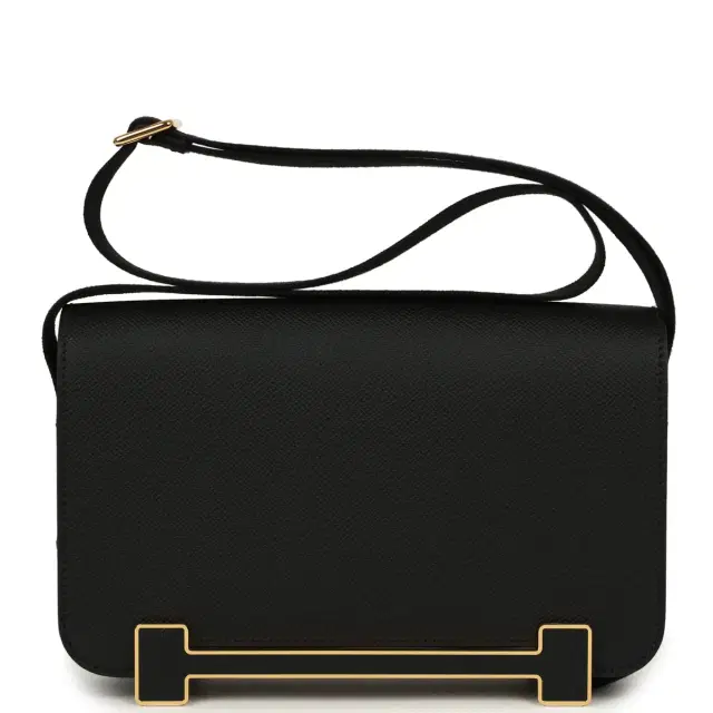 Hermes Geta Slim Bag Black Epsom Gold Hardware Hermes Geta Slim Bag Black Epsom Gold Hardware