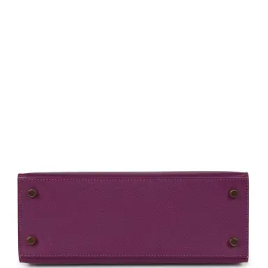 HERMÈS Pre-owned Hermes Kelly Sellier 25 Anemone Epsom Gold Hardware | Thumbnail 6 HERMÈS Pre-owned Hermes Kelly Sellier 25 Anemone Epsom Gold Hardware | Thumbnail 6