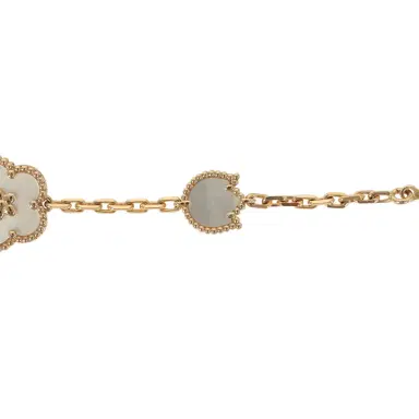 Van Cleef & Arpels Van Cleef & Arpels Lucky Spring Butterfly 5 Motif Bracelet Lapis Lazuli, Mother of Pearl, Green Agate 18K Yellow | Thumbnail 6 Van Cleef & Arpels Van Cleef & Arpels Lucky Spring Butterfly 5 Motif Bracelet Lapis Lazuli, Mother of Pearl, Green Agate 18K Yellow | Thumbnail 6