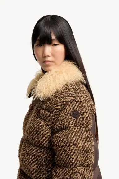 Moncler Dynamique Bouclé Short Down Jacket | Thumbnail 4 Moncler Dynamique Bouclé Short Down Jacket | Thumbnail 4