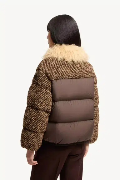 Moncler Dynamique Bouclé Short Down Jacket | Thumbnail 6 Moncler Dynamique Bouclé Short Down Jacket | Thumbnail 6