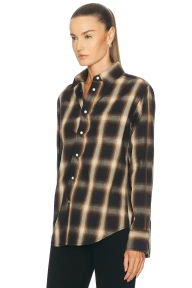 ÉTERNE Ford Yarndye Plaid Button Up Top | Thumbnail 3 ÉTERNE Ford Yarndye Plaid Button Up Top | Thumbnail 3