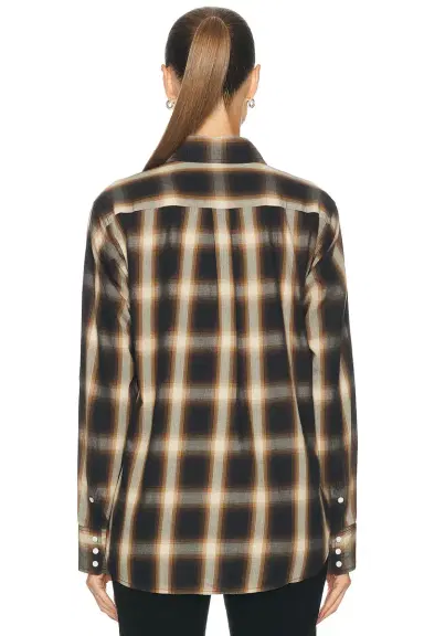 ÉTERNE Ford Yarndye Plaid Button Up Top | Thumbnail 4 ÉTERNE Ford Yarndye Plaid Button Up Top | Thumbnail 4