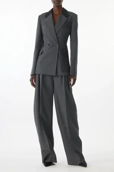 Jason Wu Collection TROPICAL WOOL BAR JACKET WITH VEILED POCKET | Thumbnail 5 Jason Wu Collection TROPICAL WOOL BAR JACKET WITH VEILED POCKET | Thumbnail 5