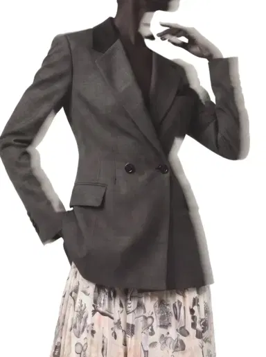 Jason Wu Collection TROPICAL WOOL BAR JACKET WITH VEILED POCKET | Thumbnail 1 Jason Wu Collection TROPICAL WOOL BAR JACKET WITH VEILED POCKET | Thumbnail 1