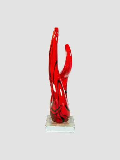 Dale Tiffany Crimson Infinity Glass Sculpture | Thumbnail 4 Dale Tiffany Crimson Infinity Glass Sculpture | Thumbnail 4