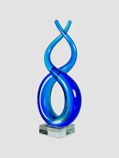 Dale Tiffany Endless Ocean Glass Sculpture | Thumbnail 2 Dale Tiffany Endless Ocean Glass Sculpture | Thumbnail 2