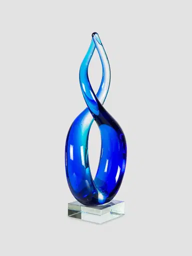 Dale Tiffany Endless Ocean Glass Sculpture | Thumbnail 3 Dale Tiffany Endless Ocean Glass Sculpture | Thumbnail 3