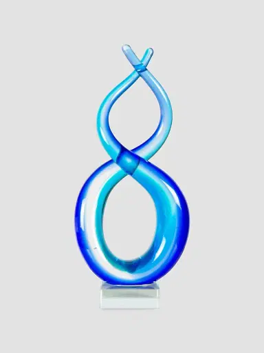 Dale Tiffany Endless Ocean Glass Sculpture | Thumbnail 4 Dale Tiffany Endless Ocean Glass Sculpture | Thumbnail 4