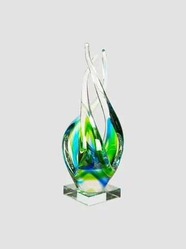 Dale Tiffany Coastal Harmony Handcrafted Art Glass Sculpture | Thumbnail 4 Dale Tiffany Coastal Harmony Handcrafted Art Glass Sculpture | Thumbnail 4