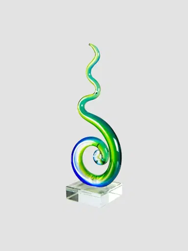 Dale Tiffany Coastal Whirl Handcrafted Art Glass Sculpture | Thumbnail 3 Dale Tiffany Coastal Whirl Handcrafted Art Glass Sculpture | Thumbnail 3