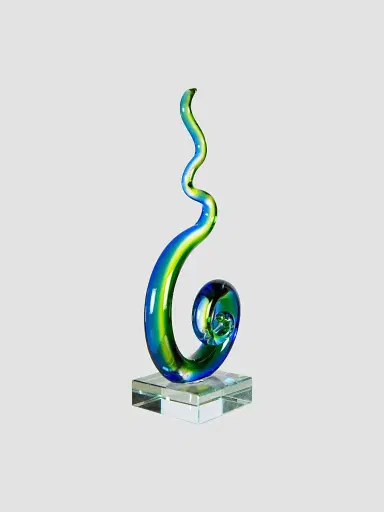 Dale Tiffany Coastal Whirl Handcrafted Art Glass Sculpture | Thumbnail 4 Dale Tiffany Coastal Whirl Handcrafted Art Glass Sculpture | Thumbnail 4