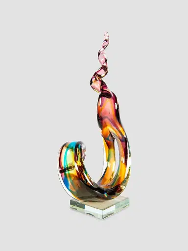Dale Tiffany Twilight Twist Handcrafted Art Glass Sculpture | Thumbnail 2 Dale Tiffany Twilight Twist Handcrafted Art Glass Sculpture | Thumbnail 2