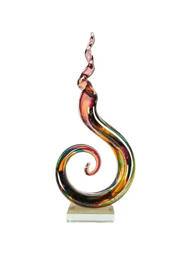 Dale Tiffany Twilight Twist Handcrafted Art Glass Sculpture | Thumbnail 1 Dale Tiffany Twilight Twist Handcrafted Art Glass Sculpture | Thumbnail 1