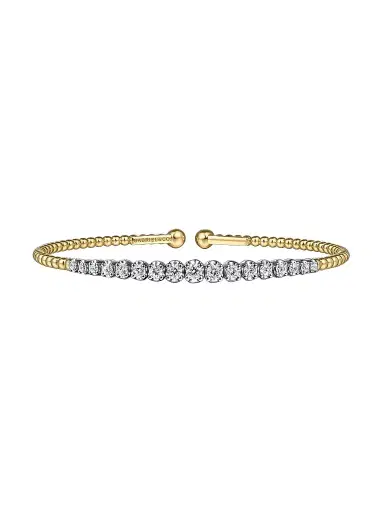 Gabriel & Co Women's Bujukan Buttercup Two-Tone 14K Gold & 0.75 TCW Diamond Beaded Cuff | Thumbnail 1 Gabriel & Co Women's Bujukan Buttercup Two-Tone 14K Gold & 0.75 TCW Diamond Beaded Cuff | Thumbnail 1