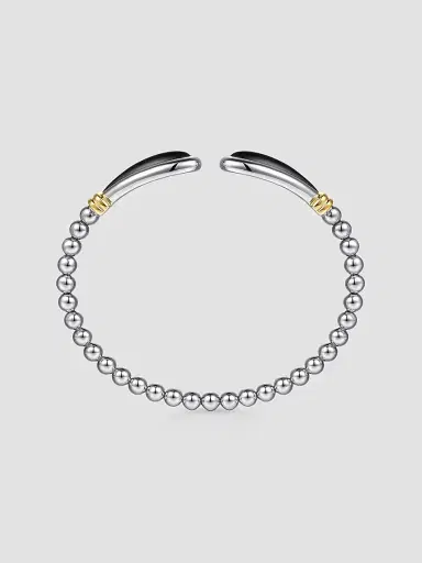Gabriel & Co Women's Bujukan 14K Yellow Gold, Sterling Silver & Black Onyx Cuff Bracelet | Thumbnail 4 Gabriel & Co Women's Bujukan 14K Yellow Gold, Sterling Silver & Black Onyx Cuff Bracelet | Thumbnail 4