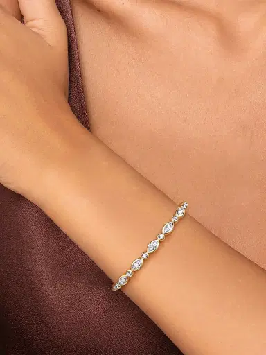 Gabriel & Co Women's Bujukan Two-Tone 14K Gold & 0.50 TCW Diamond Bangle | Thumbnail 2 Gabriel & Co Women's Bujukan Two-Tone 14K Gold & 0.50 TCW Diamond Bangle | Thumbnail 2
