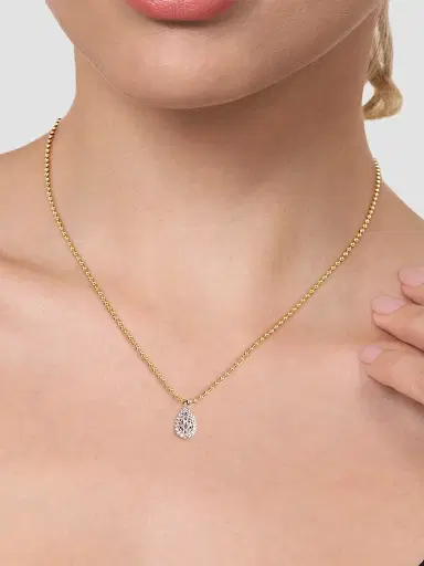 Gabriel & Co Women's Bujukan 14K Gold & 0.25 TCW Diamond Teardrop Pendant Necklace | Thumbnail 3 Gabriel & Co Women's Bujukan 14K Gold & 0.25 TCW Diamond Teardrop Pendant Necklace | Thumbnail 3