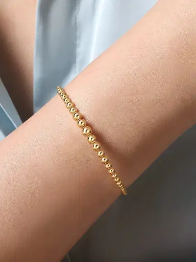 Gabriel & Co Women's Bujukan 14K Yellow Gold Open Bangle | Thumbnail 2 Gabriel & Co Women's Bujukan 14K Yellow Gold Open Bangle | Thumbnail 2