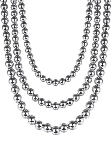 Gabriel & Co Women's Bujukan Sterling Silver Layered Necklace | Thumbnail 1 Gabriel & Co Women's Bujukan Sterling Silver Layered Necklace | Thumbnail 1