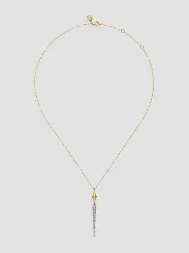 Gabriel & Co Women's Kaslique Two-Tone 14K Gold & 0.35 TCW Diamond Drop Necklace | Thumbnail 3 Gabriel & Co Women's Kaslique Two-Tone 14K Gold & 0.35 TCW Diamond Drop Necklace | Thumbnail 3