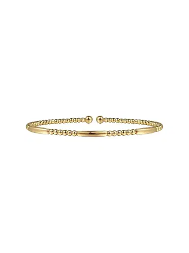 Gabriel & Co Women's Bujukan 14K Yellow Gold Bangle Bracelet | Thumbnail 1 Gabriel & Co Women's Bujukan 14K Yellow Gold Bangle Bracelet | Thumbnail 1