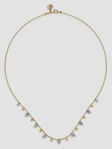 Gabriel & Co Women's Bujukan 14K Gold & 0.50 TCW Diamond Station Necklace | Thumbnail 4 Gabriel & Co Women's Bujukan 14K Gold & 0.50 TCW Diamond Station Necklace | Thumbnail 4