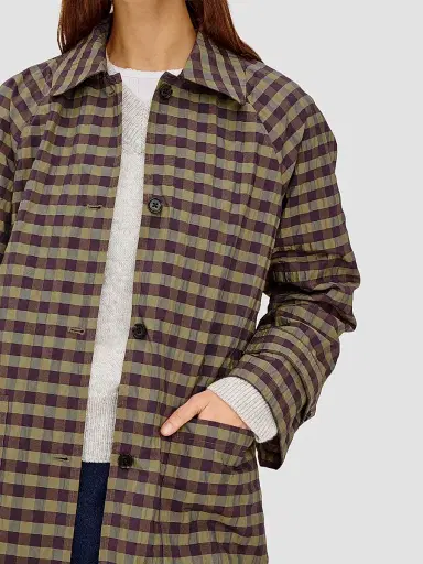 RAILS Women's Mattie Check Crinkled Coat | Thumbnail 5 RAILS Women's Mattie Check Crinkled Coat | Thumbnail 5