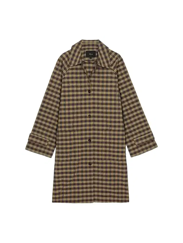Women's Mattie Check Crinkled Coat Women's Mattie Check Crinkled Coat