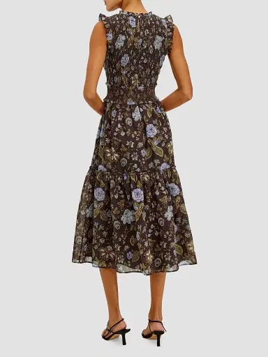 RAILS Women's Vivier Smocked Midi Dress | Thumbnail 2 RAILS Women's Vivier Smocked Midi Dress | Thumbnail 2