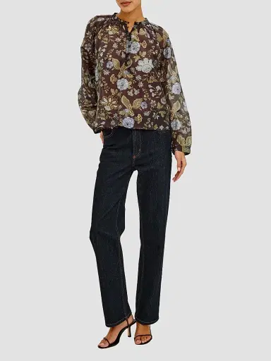 RAILS Women's Tali Floral Print Blouse | Thumbnail 2 RAILS Women's Tali Floral Print Blouse | Thumbnail 2
