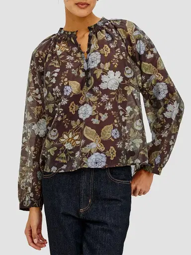 RAILS Women's Tali Floral Print Blouse | Thumbnail 6 RAILS Women's Tali Floral Print Blouse | Thumbnail 6