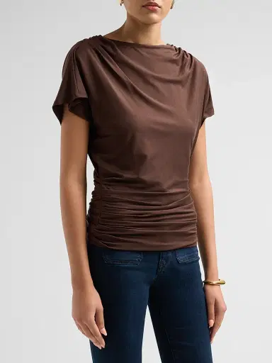 Veronica Beard Women's Lila Draped Top | Thumbnail 4 Veronica Beard Women's Lila Draped Top | Thumbnail 4