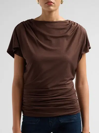 Veronica Beard Women's Lila Draped Top | Thumbnail 5 Veronica Beard Women's Lila Draped Top | Thumbnail 5