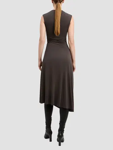 DEREK LAM 10 CROSBY Women's Amy Draped Jersey Midi Dress | Thumbnail 3 DEREK LAM 10 CROSBY Women's Amy Draped Jersey Midi Dress | Thumbnail 3