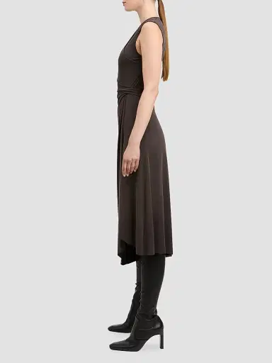 DEREK LAM 10 CROSBY Women's Amy Draped Jersey Midi Dress | Thumbnail 4 DEREK LAM 10 CROSBY Women's Amy Draped Jersey Midi Dress | Thumbnail 4
