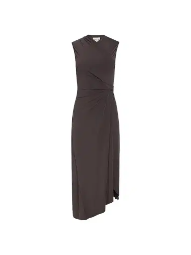 DEREK LAM 10 CROSBY Women's Amy Draped Jersey Midi Dress | Thumbnail 1 DEREK LAM 10 CROSBY Women's Amy Draped Jersey Midi Dress | Thumbnail 1