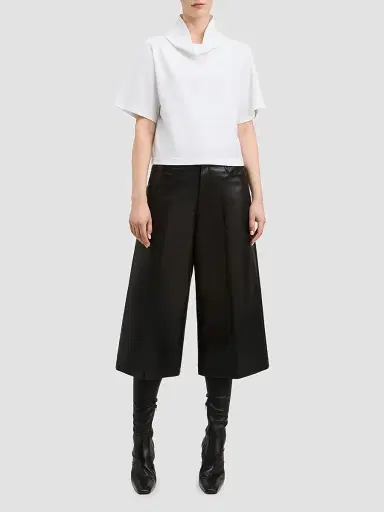 DEREK LAM 10 CROSBY Women's Jonathan Funnel Neck Cotton-Blend T-Shirt | Thumbnail 2 DEREK LAM 10 CROSBY Women's Jonathan Funnel Neck Cotton-Blend T-Shirt | Thumbnail 2