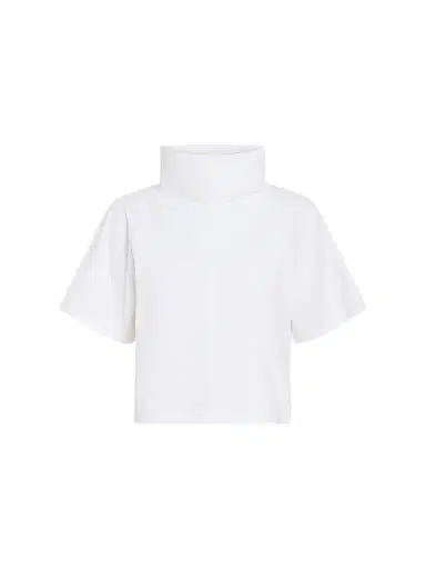 DEREK LAM 10 CROSBY Women's Jonathan Funnel Neck Cotton-Blend T-Shirt | Thumbnail 1 DEREK LAM 10 CROSBY Women's Jonathan Funnel Neck Cotton-Blend T-Shirt | Thumbnail 1