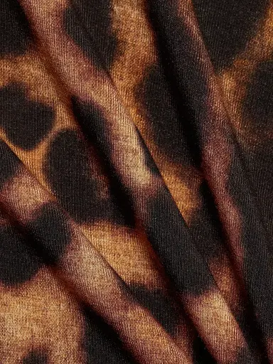 L'Agence Women's Ressi Leopard Crewneck T-Shirt | Thumbnail 6 L'Agence Women's Ressi Leopard Crewneck T-Shirt | Thumbnail 6