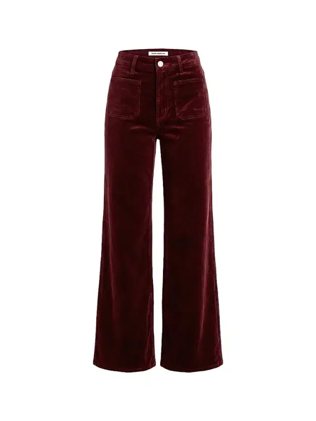 Women's Velvet Good Waist Palazzo Jeans Women's Velvet Good Waist Palazzo Jeans