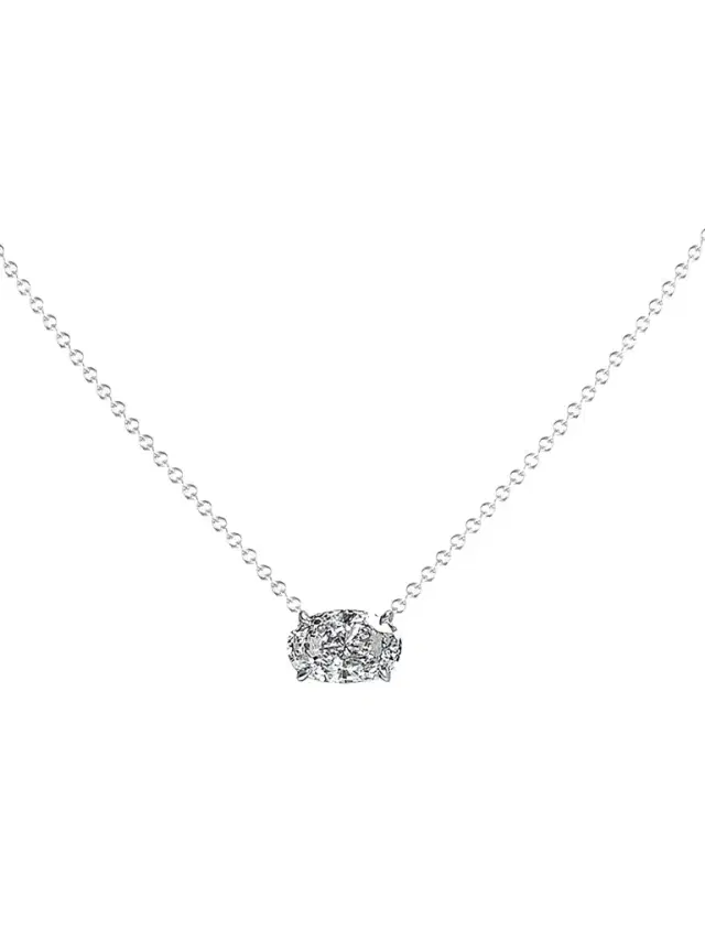 Women's Sterling Silver & 5.00 TCW Cubic Zirconia Pendant Necklace Women's Sterling Silver & 5.00 TCW Cubic Zirconia Pendant Necklace