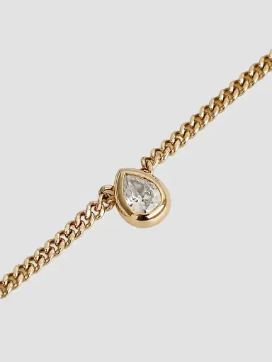 FANTASIA by DESERIO Women's Legacy Monaco 18K-Yellow-Gold Vermeil & 2.50 TCW Cubic Zirconia Pendant Necklace | Thumbnail 3 FANTASIA by DESERIO Women's Legacy Monaco 18K-Yellow-Gold Vermeil & 2.50 TCW Cubic Zirconia Pendant Necklace | Thumbnail 3