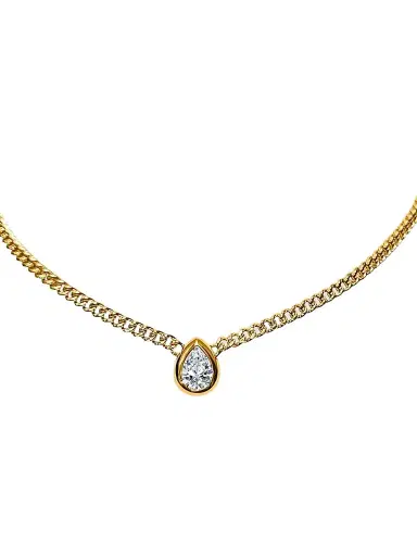 FANTASIA by DESERIO Women's Legacy Monaco 18K-Yellow-Gold Vermeil & 2.50 TCW Cubic Zirconia Pendant Necklace | Thumbnail 1 FANTASIA by DESERIO Women's Legacy Monaco 18K-Yellow-Gold Vermeil & 2.50 TCW Cubic Zirconia Pendant Necklace | Thumbnail 1