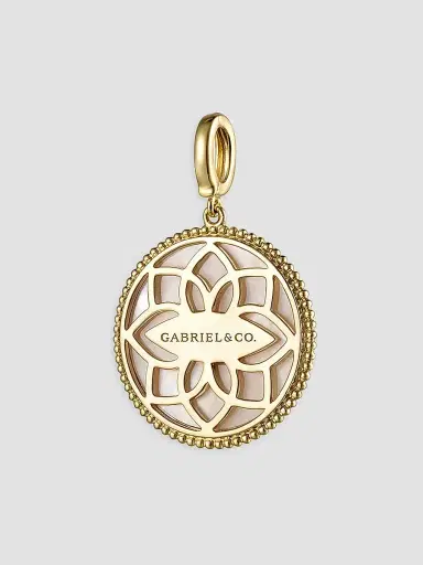 Gabriel & Co Women's Bujukan 14K Yellow Gold & Multi-Gemstone Compass Medallion | Thumbnail 3 Gabriel & Co Women's Bujukan 14K Yellow Gold & Multi-Gemstone Compass Medallion | Thumbnail 3