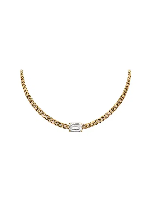 Women's Legacy Monaco 18K-Yellow-Gold Vermeil & 1.50 TCW Cubic Zirconia Necklace Women's Legacy Monaco 18K-Yellow-Gold Vermeil & 1.50 TCW Cubic Zirconia Necklace