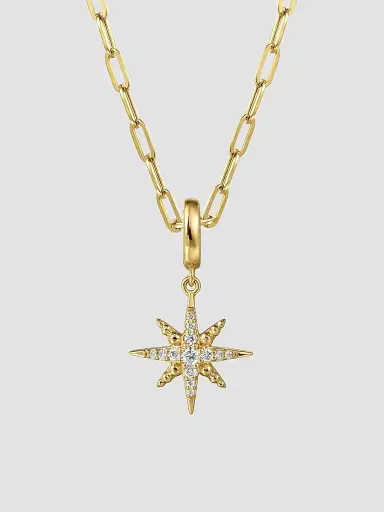 Gabriel & Co Women's Bujukan 14K Yellow Gold & 0.15 TCW Diamond Star Charm | Thumbnail 4 Gabriel & Co Women's Bujukan 14K Yellow Gold & 0.15 TCW Diamond Star Charm | Thumbnail 4