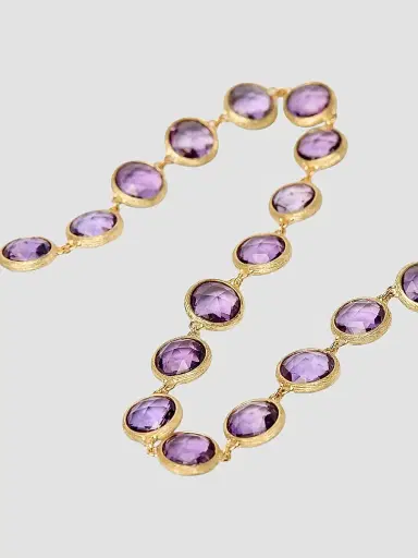 MARCO BICEGO Women's Jaipur Color 18K Yellow Gold & Amethyst Necklace | Thumbnail 3 MARCO BICEGO Women's Jaipur Color 18K Yellow Gold & Amethyst Necklace | Thumbnail 3